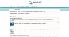 Desktop Screenshot of igest.com.br